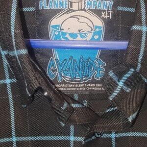 DIXXON Cyanide Plaid Flannel Shirt